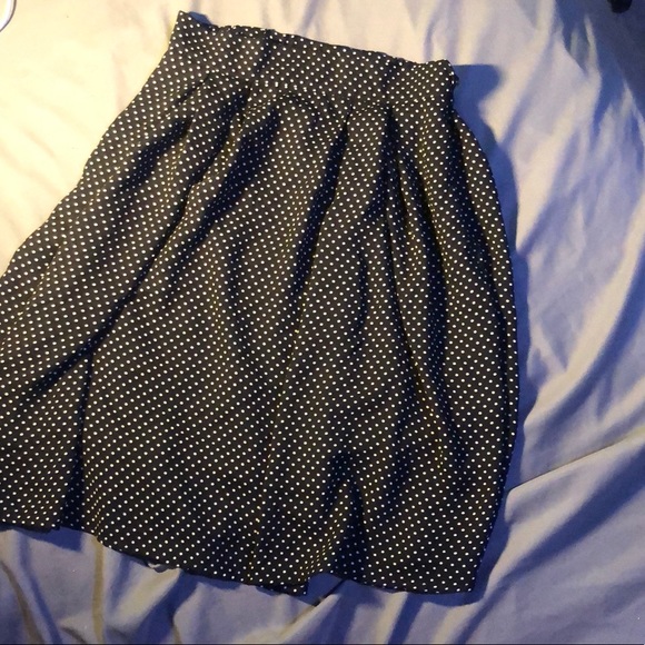 Black with white Polkadot “Renee C.” Skirt - Picture 6 of 6